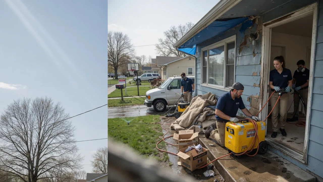 Basement Flood Cleanup in Butlerville, IN near me